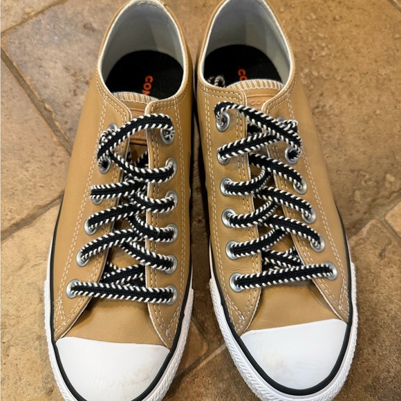 Converse custom tan leather Sneakers - Picture 2 of 6